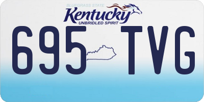 KY license plate 695TVG