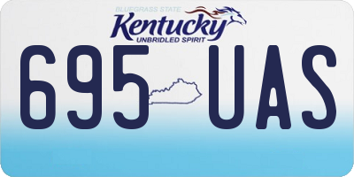 KY license plate 695UAS