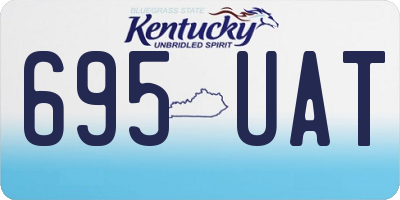 KY license plate 695UAT