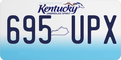 KY license plate 695UPX