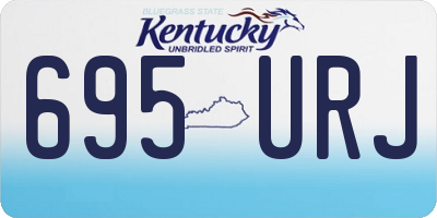 KY license plate 695URJ