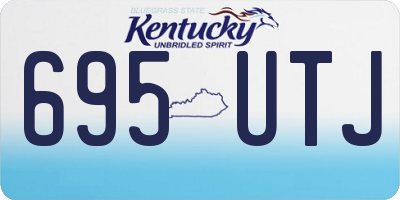 KY license plate 695UTJ