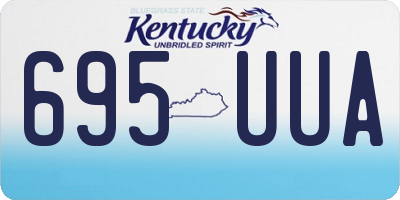 KY license plate 695UUA