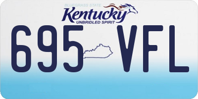 KY license plate 695VFL