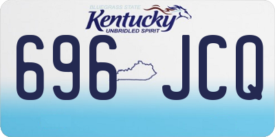 KY license plate 696JCQ