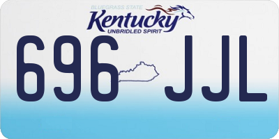 KY license plate 696JJL