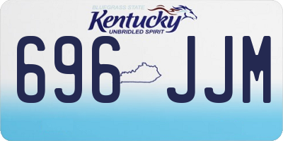 KY license plate 696JJM