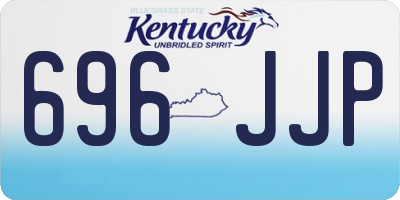 KY license plate 696JJP