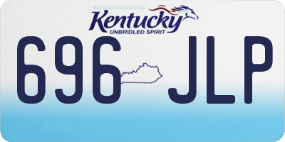 KY license plate 696JLP