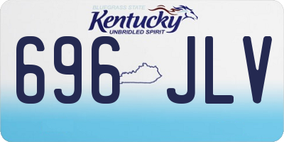 KY license plate 696JLV