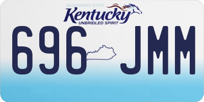 KY license plate 696JMM