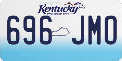 KY license plate 696JMO