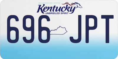 KY license plate 696JPT