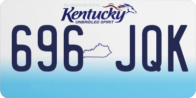 KY license plate 696JQK