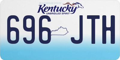 KY license plate 696JTH