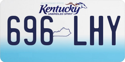 KY license plate 696LHY
