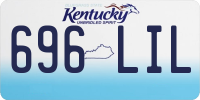 KY license plate 696LIL