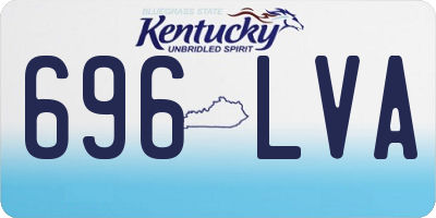 KY license plate 696LVA