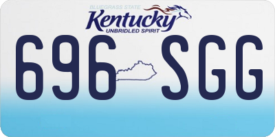 KY license plate 696SGG