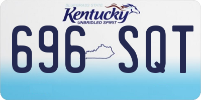 KY license plate 696SQT
