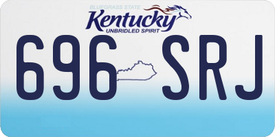 KY license plate 696SRJ