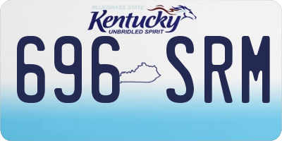 KY license plate 696SRM