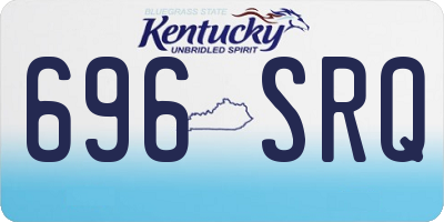 KY license plate 696SRQ