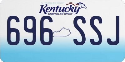 KY license plate 696SSJ