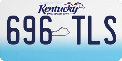 KY license plate 696TLS