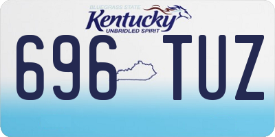KY license plate 696TUZ
