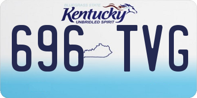 KY license plate 696TVG