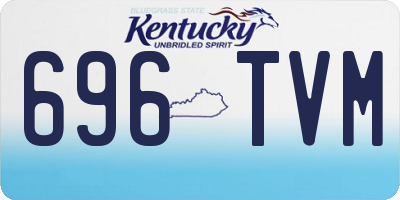KY license plate 696TVM