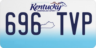KY license plate 696TVP