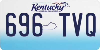 KY license plate 696TVQ
