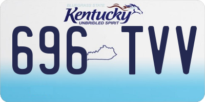 KY license plate 696TVV