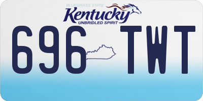 KY license plate 696TWT