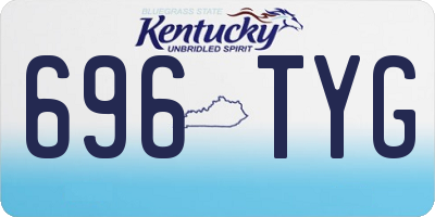 KY license plate 696TYG