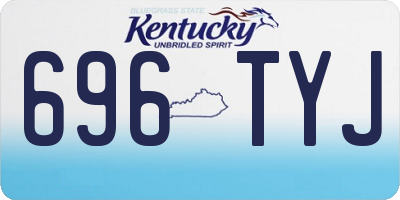 KY license plate 696TYJ
