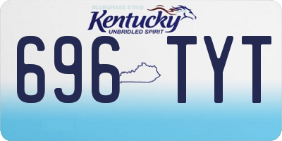 KY license plate 696TYT