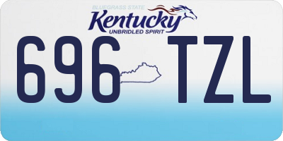 KY license plate 696TZL