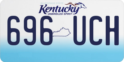 KY license plate 696UCH
