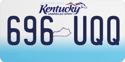 KY license plate 696UQQ