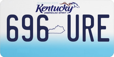 KY license plate 696URE