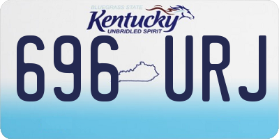 KY license plate 696URJ