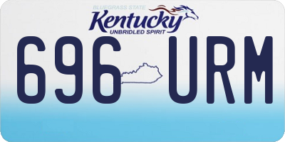 KY license plate 696URM