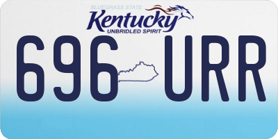 KY license plate 696URR