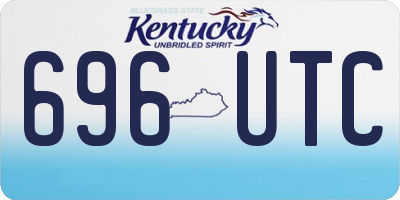 KY license plate 696UTC