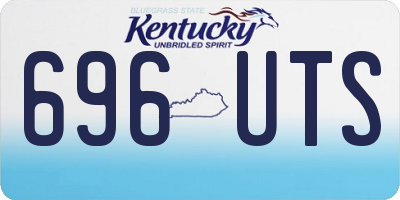 KY license plate 696UTS