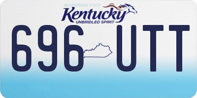 KY license plate 696UTT
