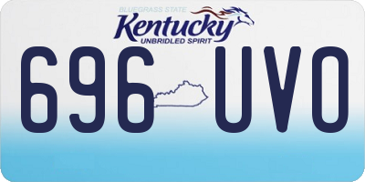 KY license plate 696UVO